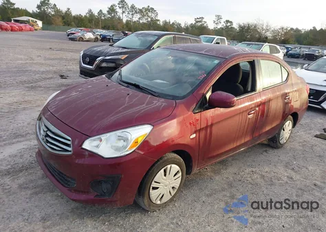 2018 Mitsubishi Mirage G4 Es из США, поврежденный, VIN ML32F3FJ6JHF13917